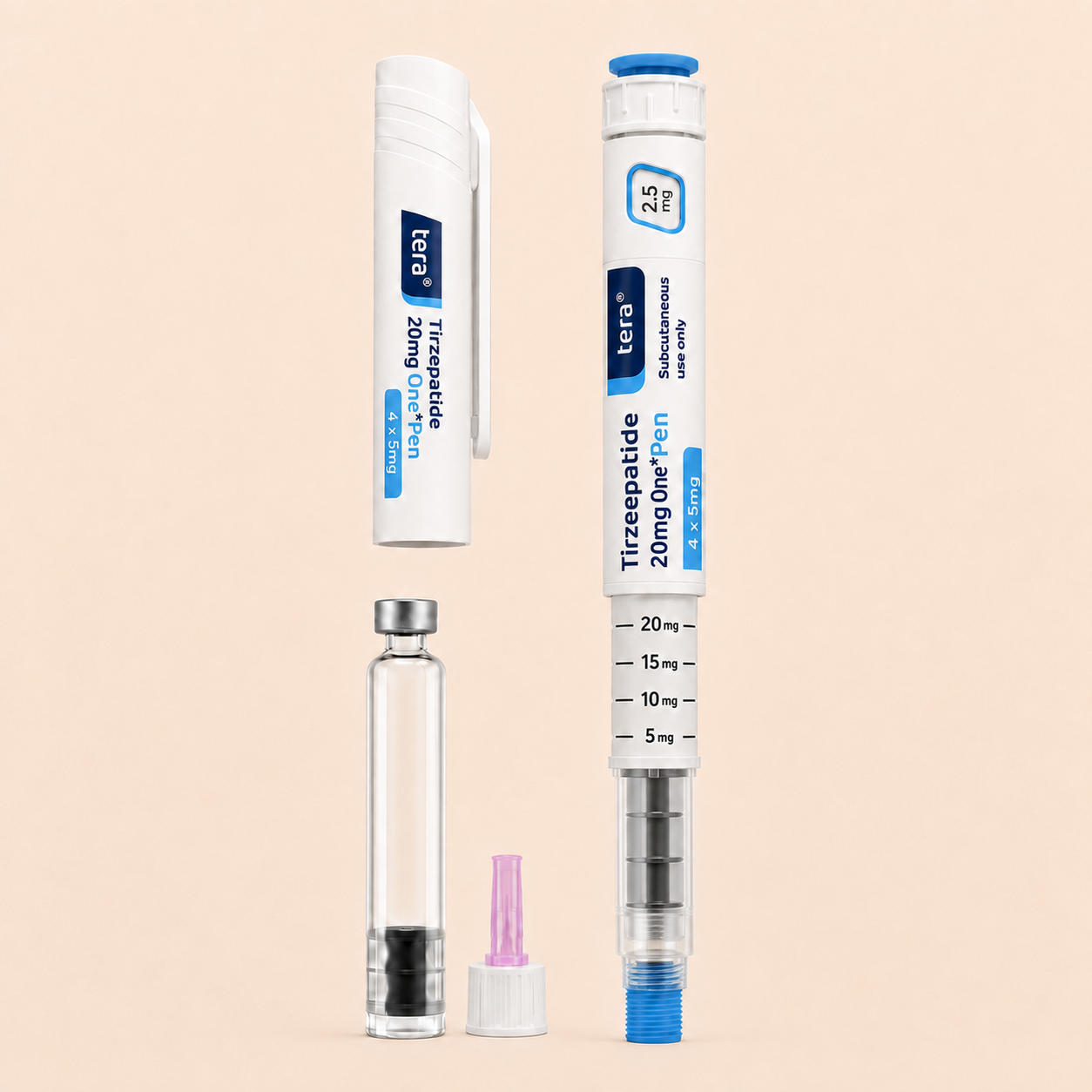 Tera Tirzepatide 20mg Research Pen | One Pen
